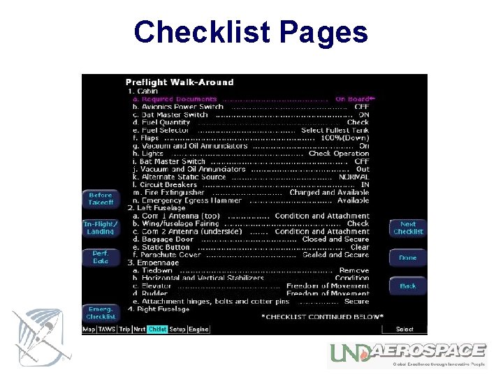 Checklist Pages 