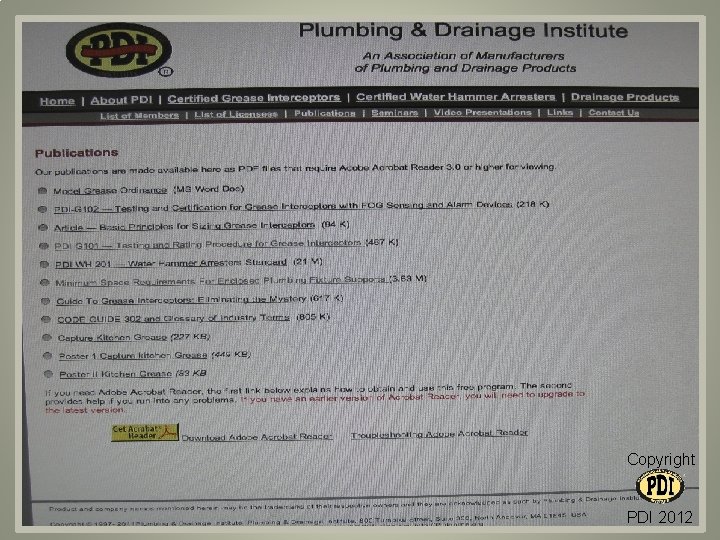 . Copyright PDI 2012 . Copyright PDI 2012