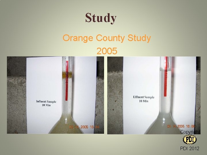 Study Orange County Study 2005 Copyright PDI 2012 