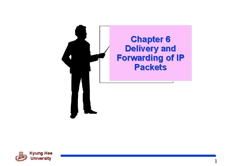 Chapter 6 Delivery and Forwarding of IP Packets Kyung Hee University 1 