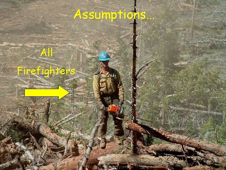 Assumptions. . . All Firefighters 