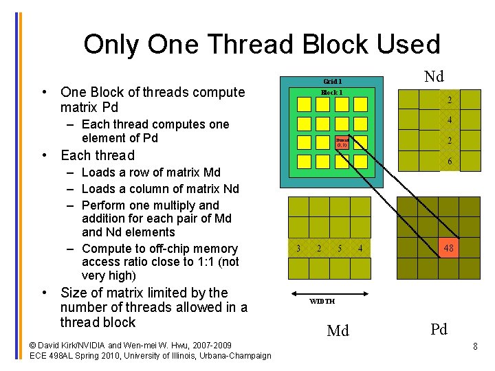 ECE 498 AL Lecture 3 A Simple Example