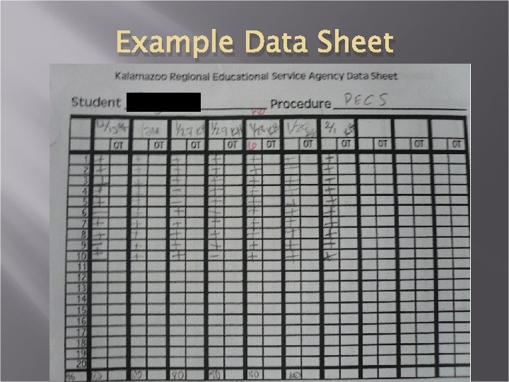 Example Data Sheet 