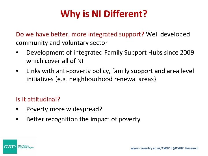 Why is NI Different? Do we have better, more integrated support? Well developed community Why is NI Different? Do we have better, more integrated support? Well developed community
