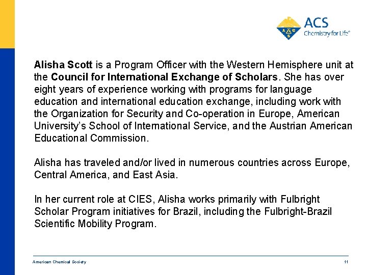 Alisha Scott is a Program Officer with the Western Hemisphere unit at the Council