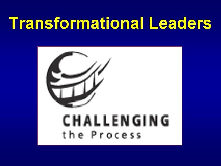 Transformational Leaders Transformational Leaders