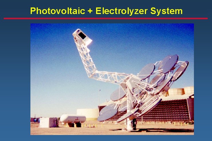 Photovoltaic + Electrolyzer System 