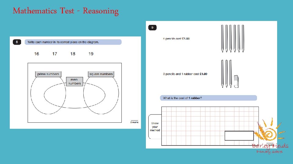 Mathematics Test - Reasoning 