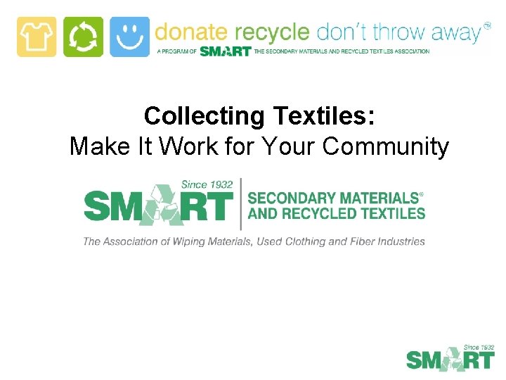  Collecting Textiles: Make It Work for Your Community 