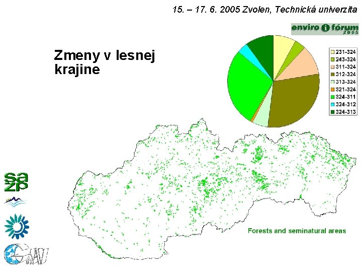 15. – 17. 6. 2005 Zvolen, Technická univerzita Zmeny v lesnej krajine 