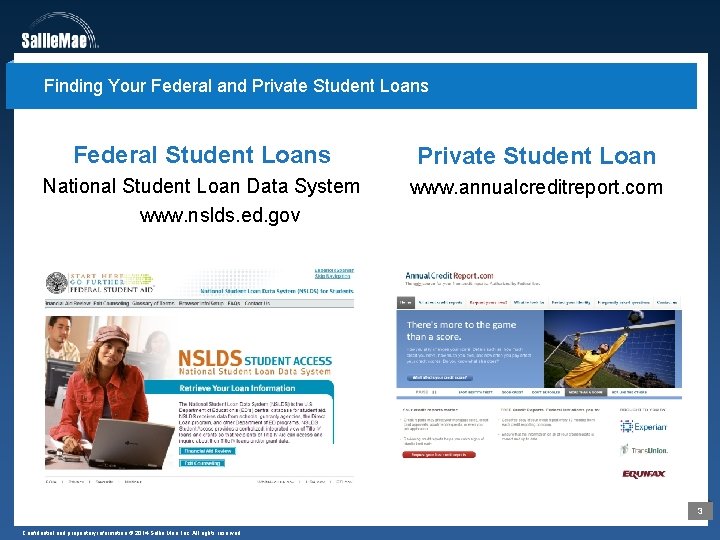 Finding Your Federal and Private Student Loans Federal Student Loans Private Student Loan National