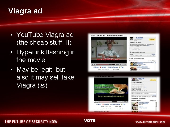 Viagra ad • You. Tube Viagra ad (the cheap stuff!!!!) • Hyperlink flashing in