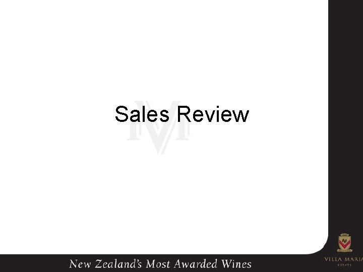 Sales Review 