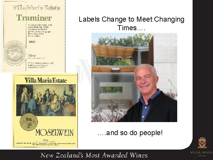 Labels Change to Meet Changing Times…. …. and so do people! 