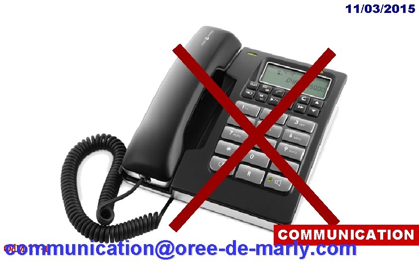 11/03/2015 COMMUNICATION Od. M TV-1 communication@oree-de-marly. com 