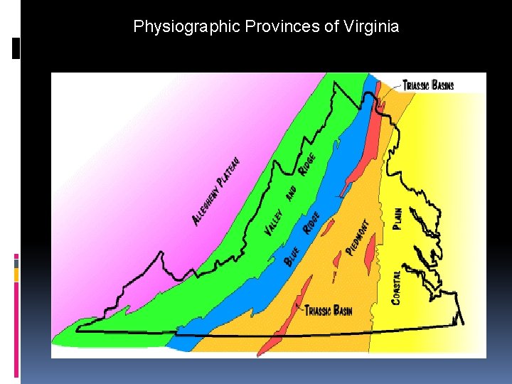 Physiographic Provinces of Virginia 