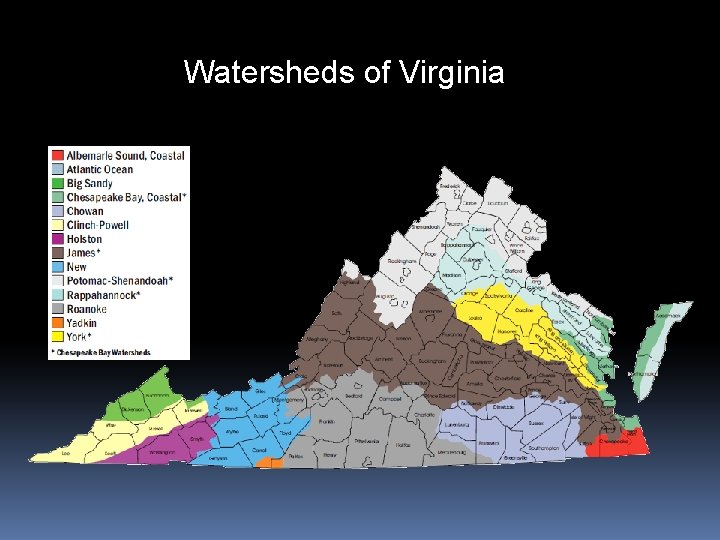 Watersheds of Virginia 