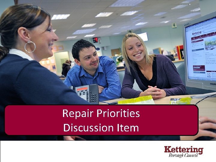 Repair Priorities Discussion Item 