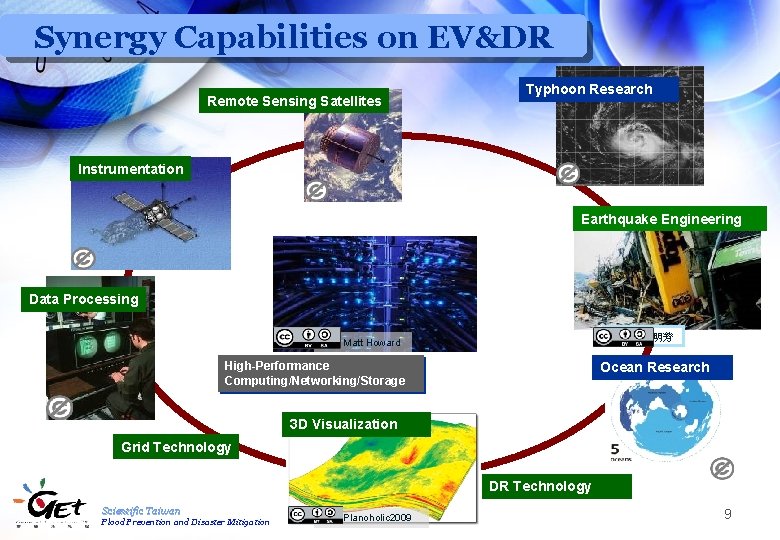 Synergy Capabilities on EV&DR Remote Sensing Satellites Typhoon Research Instrumentation Earthquake Engineering Data Processing