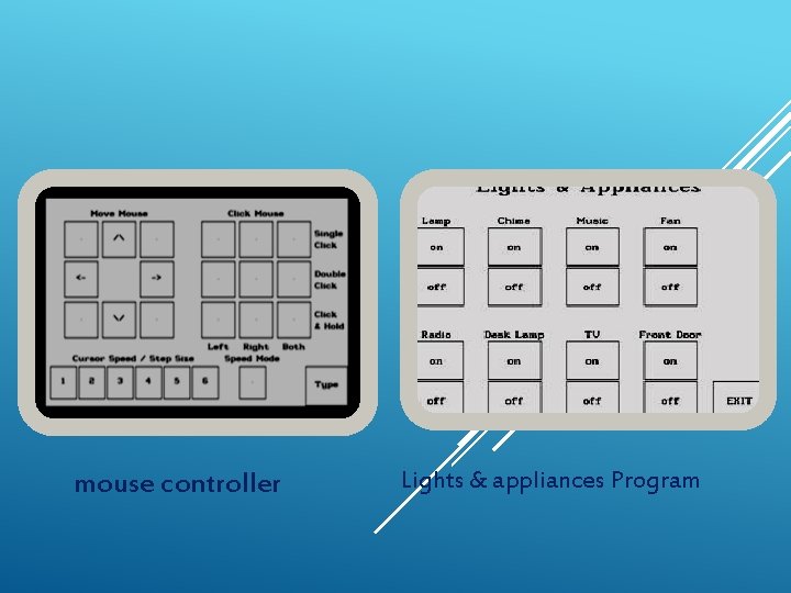 mouse controller Lights & appliances Program 