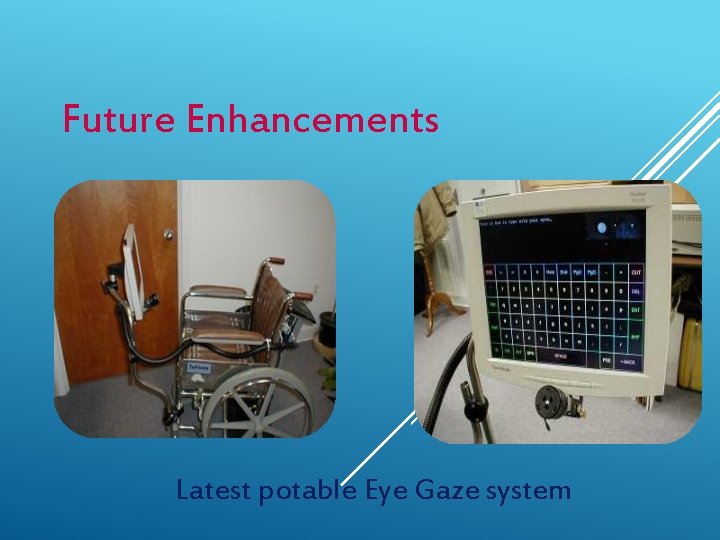 Future Enhancements Latest potable Eye Gaze system 