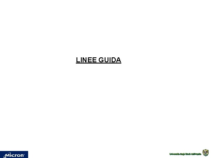 LINEE GUIDA 