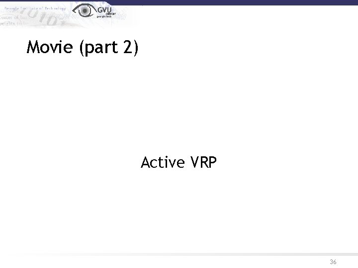 Movie (part 2) Active VRP 36 