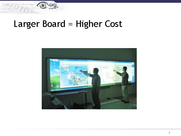 Larger Board = Higher Cost 5 