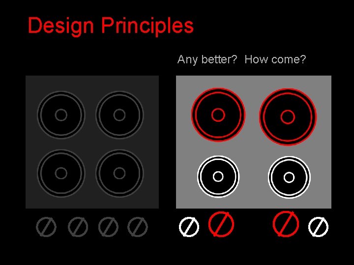 Design Principles Any better? How come? Design Principles Any better? How come?