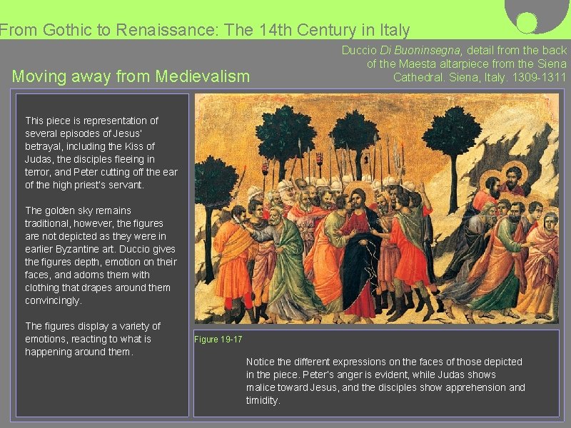 From Gothic to Renaissance The 14 th Century
