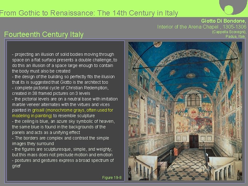 From Gothic to Renaissance The 14 th Century