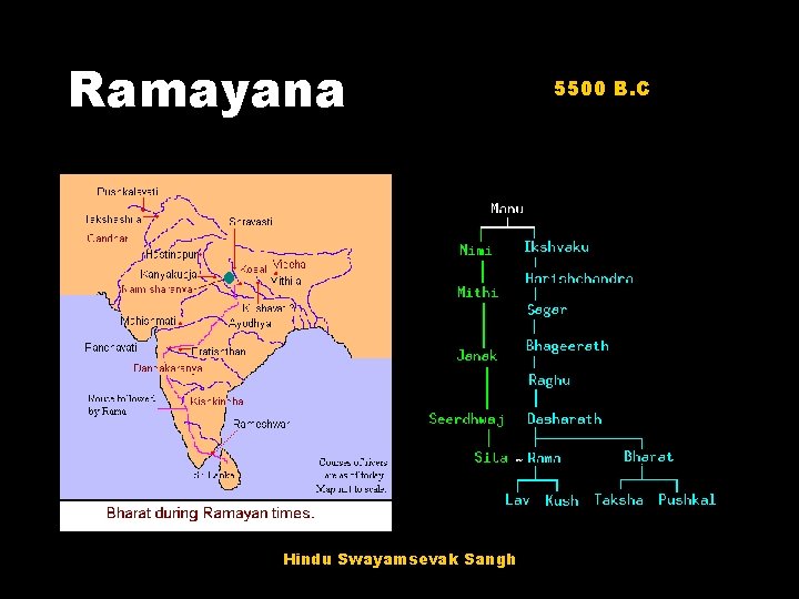 Ramayana Hindu Swayamsevak Sangh 5500 B. C Ramayana Hindu Swayamsevak Sangh 5500 B. C