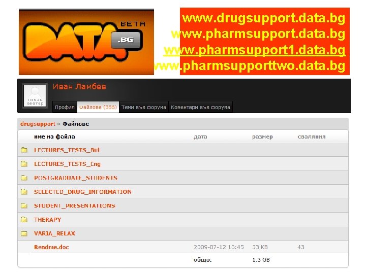 www. drugsupport. data. bg www. pharmsupport 1. data. bg www. pharmsupporttwo. data. bg 