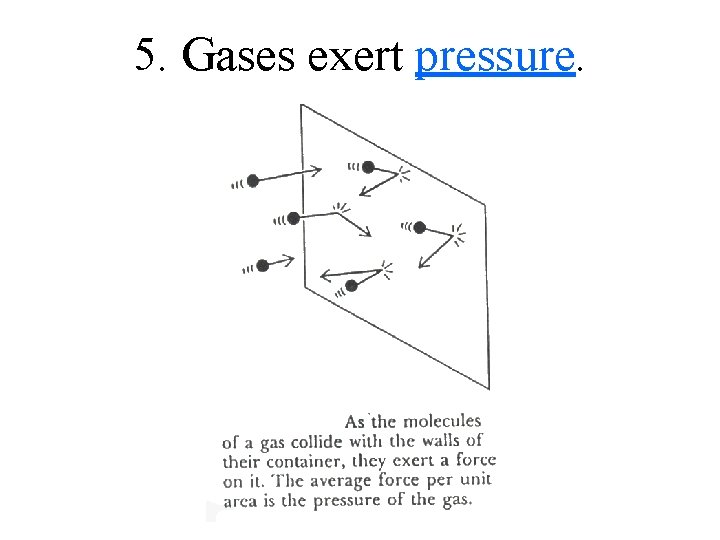 5. Gases exert pressure. 