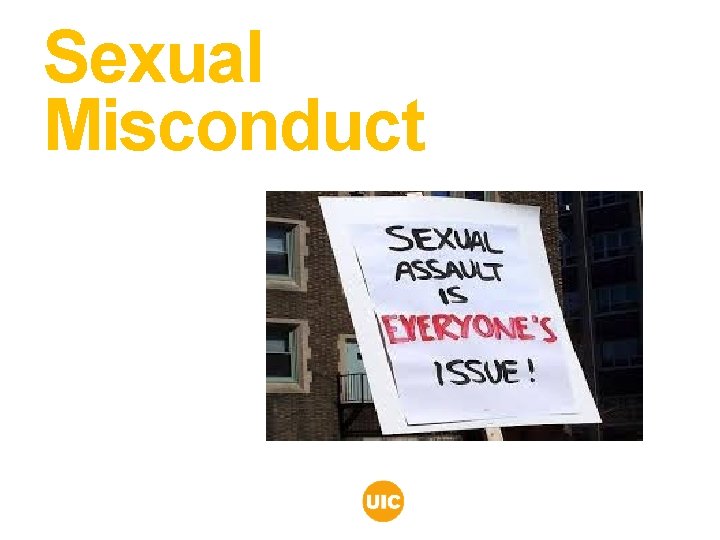 Sexual Misconduct Sexual Misconduct
