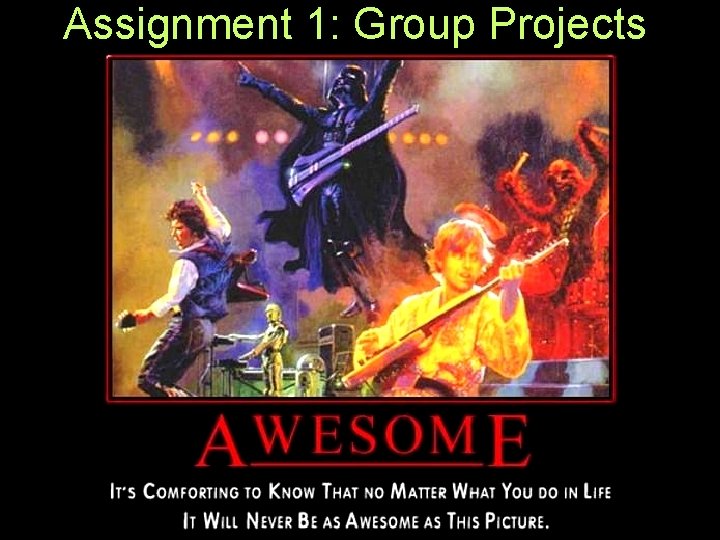 Assignment 1: Group Projects 3/7/12 Computer-Mediated Communication 1 