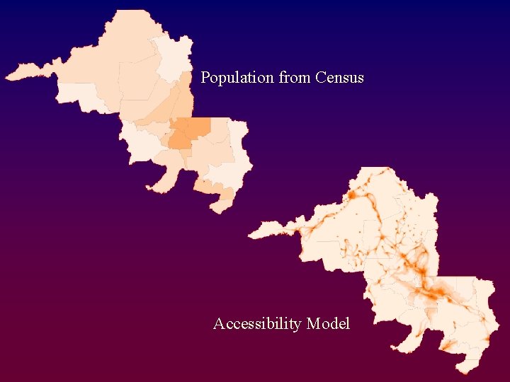 Population from Census Accessibility Model 