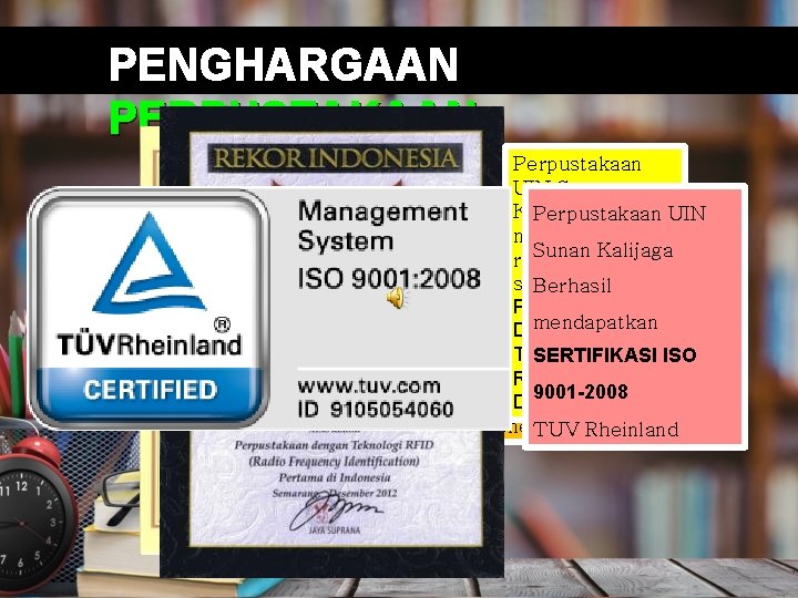 PENGHARGAAN PERPUSTAKAAN Perpustakaan UIN Sunan Perpustakaan Kalijaga Perpustakaan UIN Sunan mendapatkan Sunan Kalijaga rekor