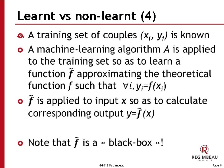 Learnt vs non-learnt (4) © 2019 Regimbeau Page 8 