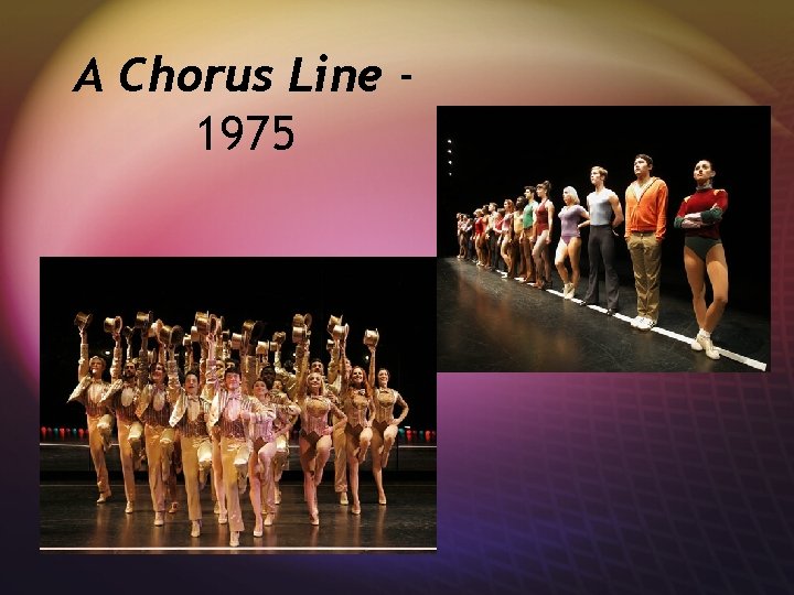 A Chorus Line 1975 