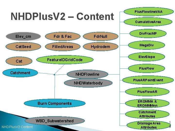 NHDPlus. V 2 – Content Elev_cm Fdr & Fac Fdr. Null Cat. Seed Filled.