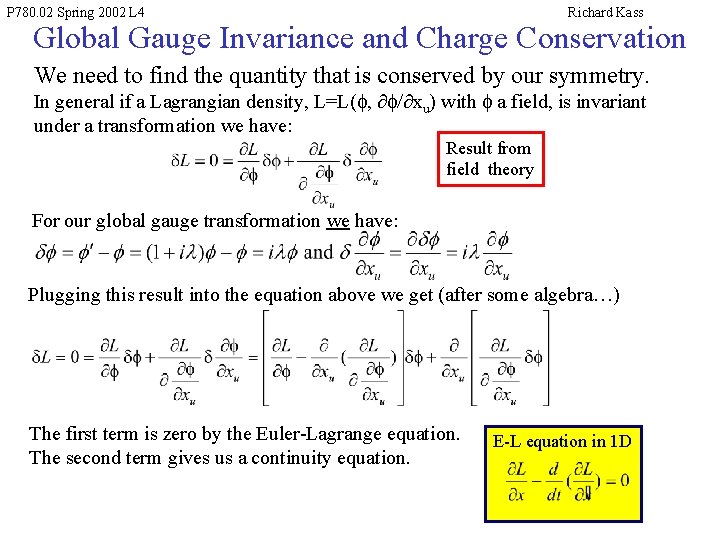 P 780 02 Spring 02 L 4 Conservation