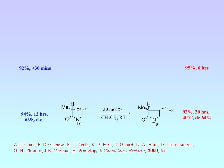 A. J. Clark, F. De Campo, R. J. Deeth, R. P. Filik, S. Gatard,