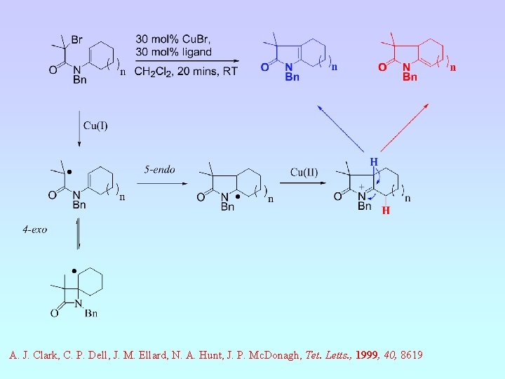 A. J. Clark, C. P. Dell, J. M. Ellard, N. A. Hunt, J. P.