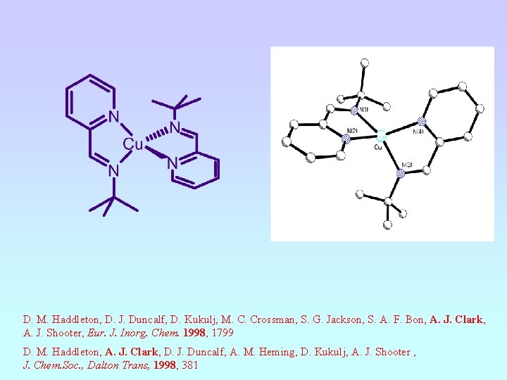 D. M. Haddleton, D. J. Duncalf, D. Kukulj, M. C. Crossman, S. G. Jackson,