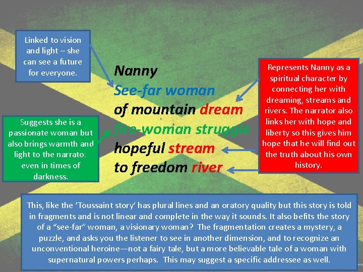 Linked to vision and light – she can see a future for everyone. Suggests