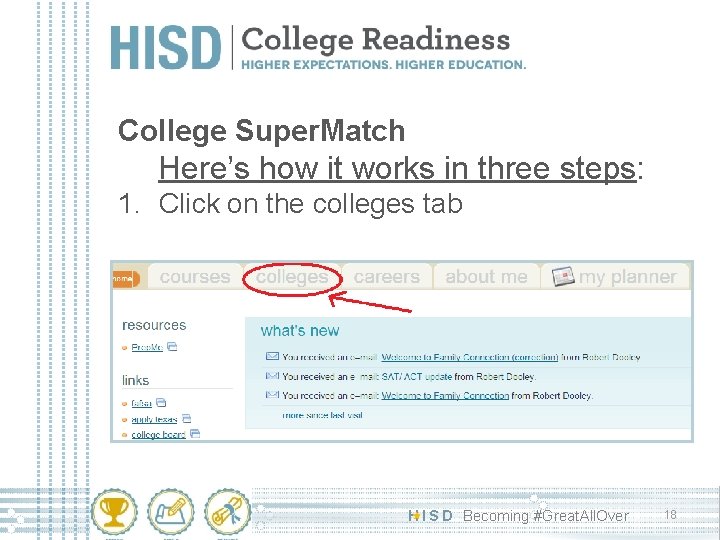 College Super. Match Here’s how it works in three steps: 1. Click on the