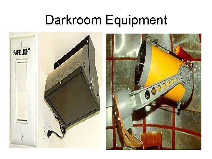 Darkroom Equipment 