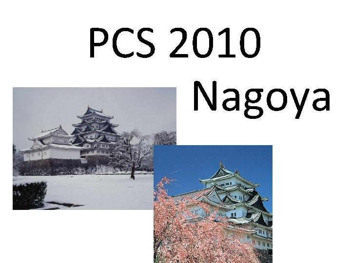 PCS 2010 Nagoya 