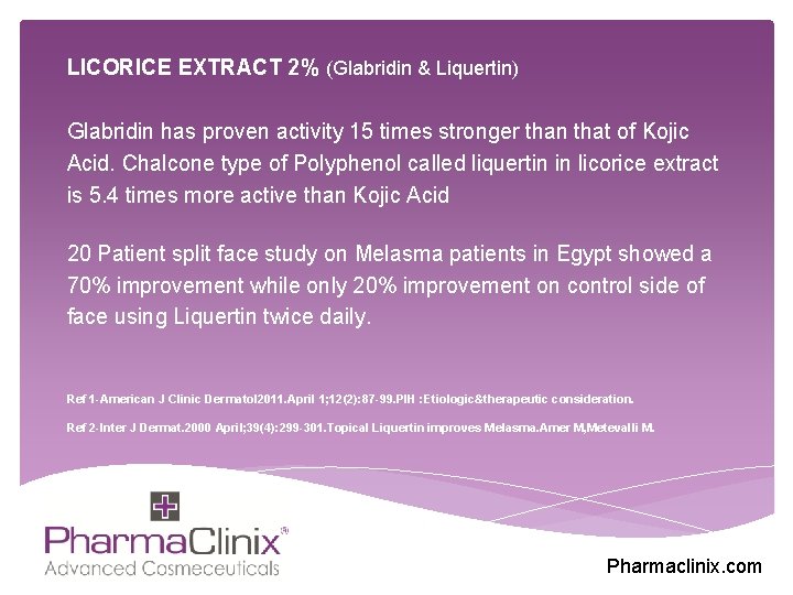 licorice extract for dark circles
